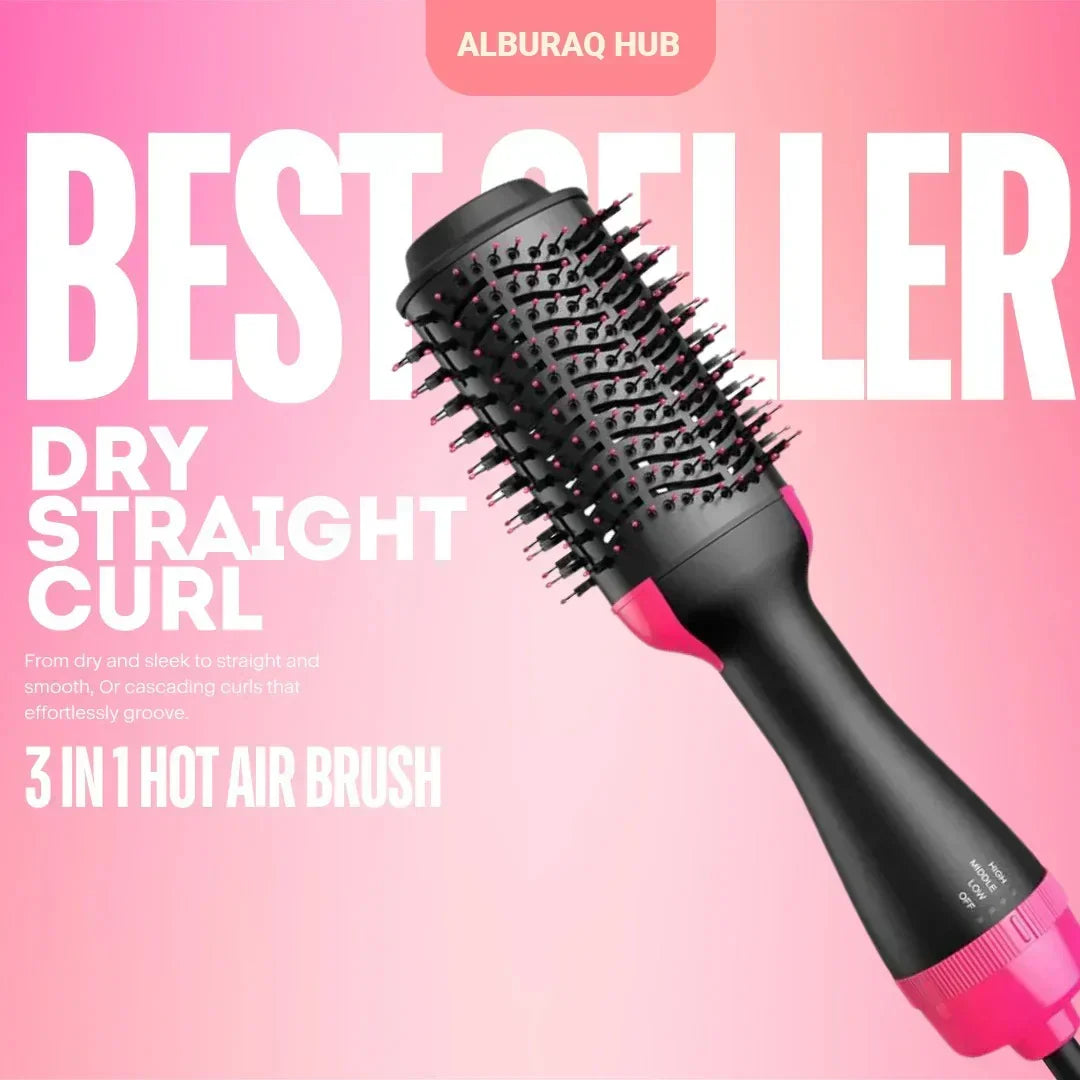 One Step Hot Air Brush Dryer + Styler